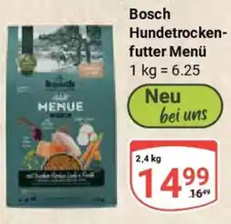 Globus Bosch Hundetrockenfutter Menü Angebot