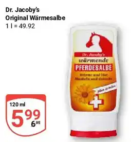 Globus Dr. Jacoby's Original Wärmesalbe Angebot