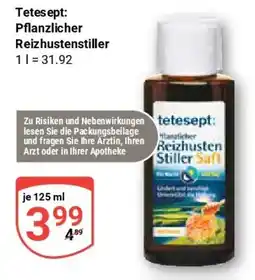 Globus Tetesept: Pflanzlicher Reizhustenstiller Angebot