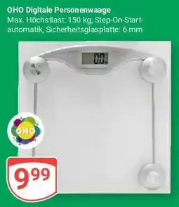 Globus OHO Digitale Personenwaage Angebot