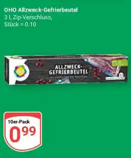 Globus OHO Allzweck-Gefrierbeutel Angebot