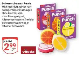 Globus Scheuerschwamm Punch vileda Angebot