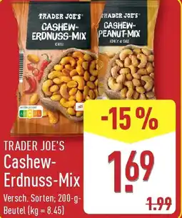 Aldi Nord TRADER JOE'S Cashew-Erdnuss-Mix Angebot