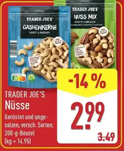 Aldi Nord TRADER JOE'S Nüsse Angebot