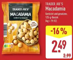 Aldi Nord Trader Joe's Macadamia Angebot