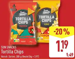 Aldi Nord Sun Snacks Tortilla Chips Angebot