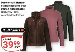Globus Damen- oder Herren-Strickfleecejacke oder Damen-Kuscheljacke Angebot
