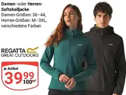 Globus REGATTA Damen- oder Herren-Softshelljacke Angebot