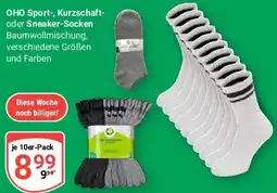 Globus OHO Sport-, Kurzschaf- oder Sneaker-Socken Angebot