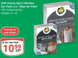 Globus OHO Herren-Sport-Hemden oder Slips Angebot