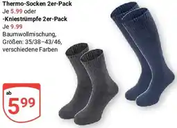 Globus Thermo-Socken oder Kniestrümpfe Angebot