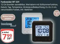 Globus Techno line Funkwecker WT 229 Angebot