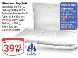 Globus Irisette Mikrofaser-Steppbett Angebot