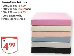 Globus Jersey-Spannbetttuch Angebot