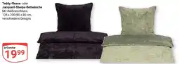 Globus Teddy-Fleece- oder Jacquard-Sherpa-Bettwäsche Angebot