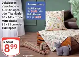 Globus Dekokissen oder Tischläufer Angebot
