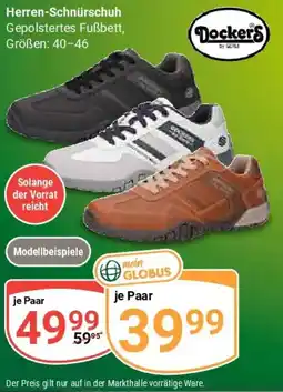 Globus Herren-Schnürschuh Dockers Angebot