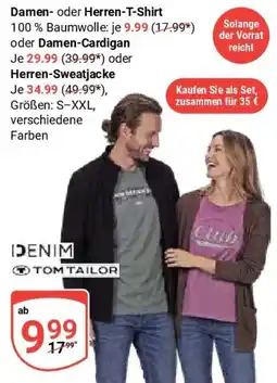 Globus DENIM TOM TAILOR Damen- oder Herren-T-Shirt Angebot