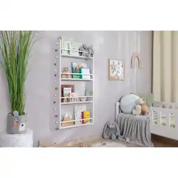 Netto Marken-Discount TiCAA Kinder Bücherregal Toni 55x80 & 60x130 Angebot