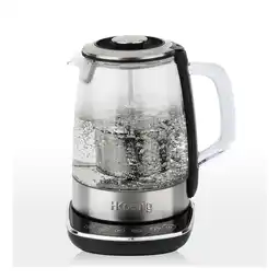 Netto Marken-Discount H.Koenig Instant T Teekanne / Elektrischer Glas-Wasserkocher TI600 / mit Edelstahl-Teefilter Angebot