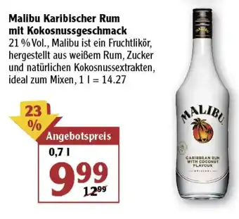 Globus Malibu Rum 700ml Angebot