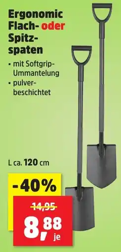 Thomas Philipps Ergonomic Flach- oder Spitzspaten Angebot
