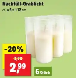 Thomas Philipps Nachfüll-Grablicht Angebot