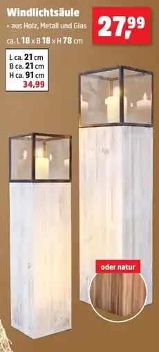 Thomas Philipps Windlichtsäule Angebot