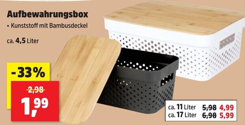 Aufbewahrungsbox 4-5 l Angebot bei Thomas Philipps