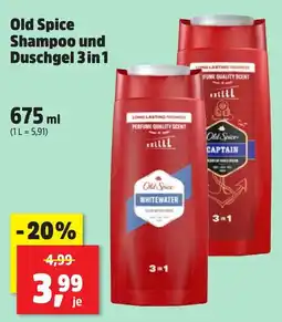 Thomas Philipps Old Spice Shampoo und Duschgel 3 in 1 Angebot
