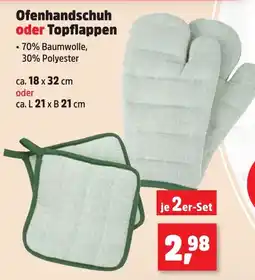 Thomas Philipps Ofenhandschuh oder Topflappen Angebot