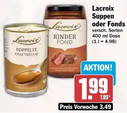 AEZ Lacroix Suppen oder Fonds Angebot