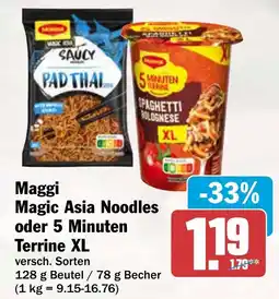 AEZ Maggi Magic Asia Noodles oder 5 Minuten Terrine XL Angebot
