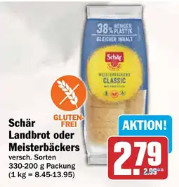 AEZ Schär Landbrot oder Meisterbäckers Angebot