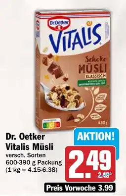 AEZ Dr. Oetker Vitalis Müsli Angebot