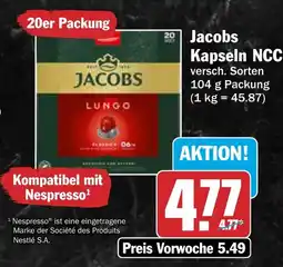 AEZ Jacobs Kapseln NCC Angebot
