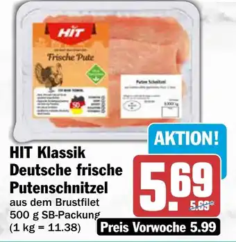 HIT Klassik Deutsche frische Putenschnitzel