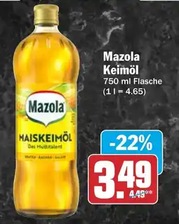 AEZ Mazola Maiskeimöl Angebot
