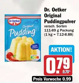 AEZ Dr. Oetker Original Puddingpulver Angebot