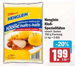 AEZ Henglein Kloß-Spezialitäten Angebot