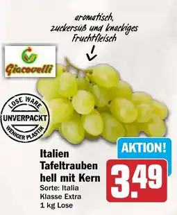 AEZ Giacovelli Tafeltrauben hell mit Kern Angebot