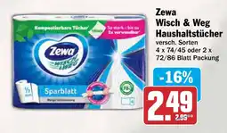AEZ Zewa Wisch & Weg Haushaltstücher Angebot