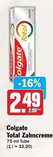 AEZ Colgate Total Zahncreme Angebot