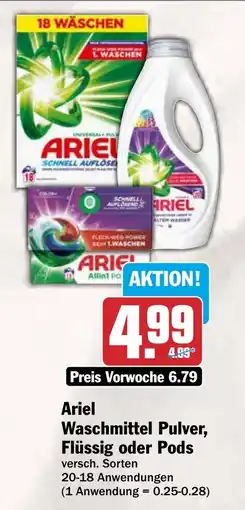 AEZ Ariel Waschmittel Pulver, Flüssig oder Pods Angebot