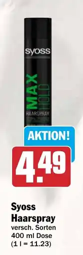 AEZ Syoss Haarspray Angebot