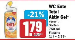 AEZ WC Ente Total Aktiv Gel Angebot