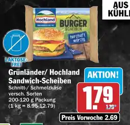 AEZ Grünländer/Hochland Sandwich-Scheiben Angebot