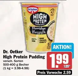 AEZ Dr. Oetker High Protein Pudding Angebot