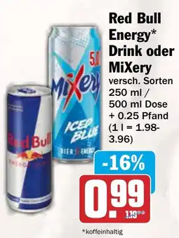 AEZ Red Bull Energy Drink oder Mixery Angebot