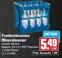 AEZ Frankenbrunnen Mineralwasser Angebot